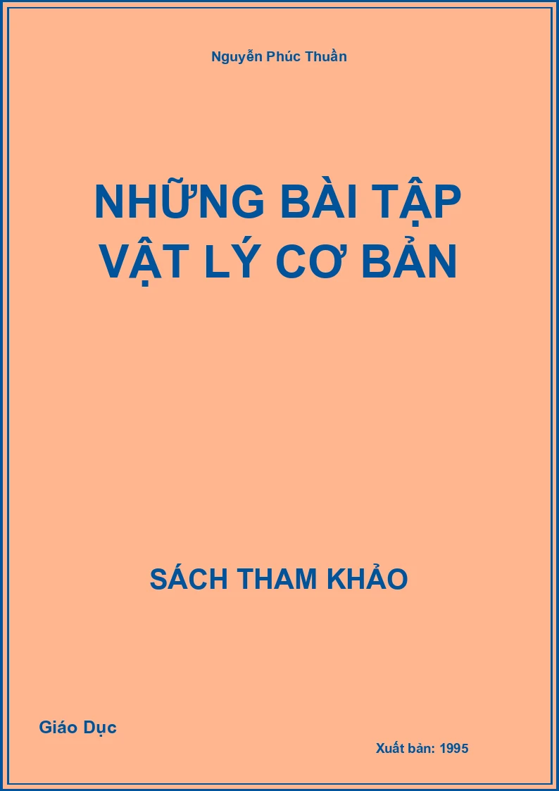 Những bài tập Vật lý cơ bản