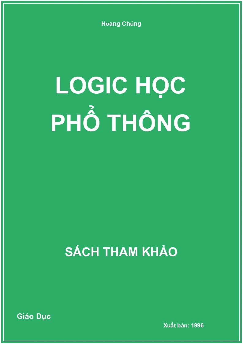 Logic học Phổ thông