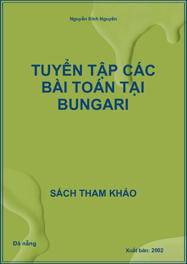 Tuyển tập các bài toán tại Bungari