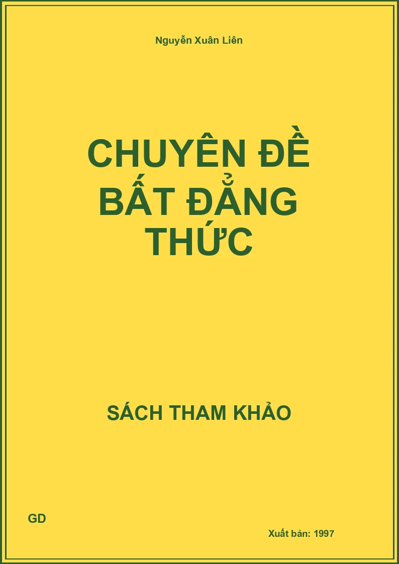 Chuyên đề Bất đẳng thức