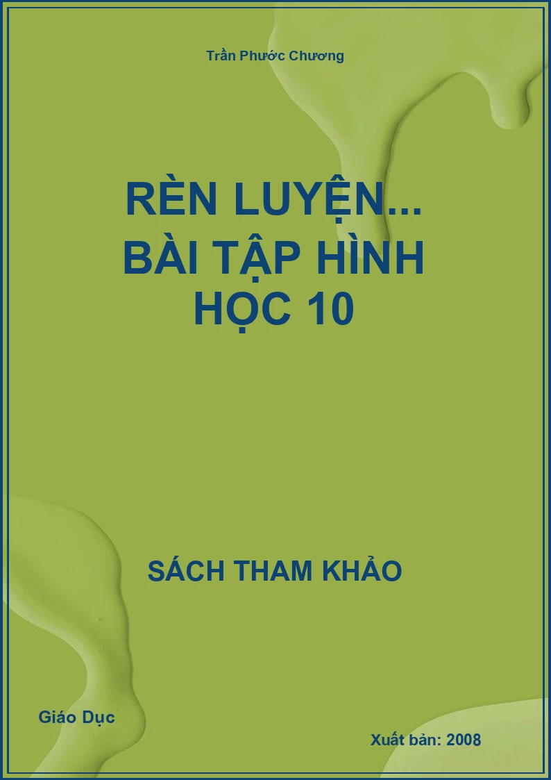 Rèn luyện... bài tập Hình học 10