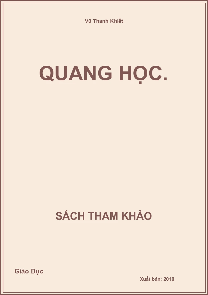 Quang học.