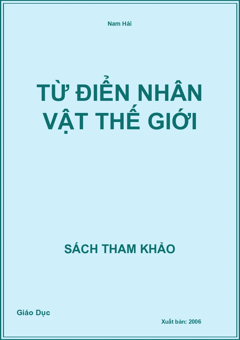 Từ điển nhân vật thế giới