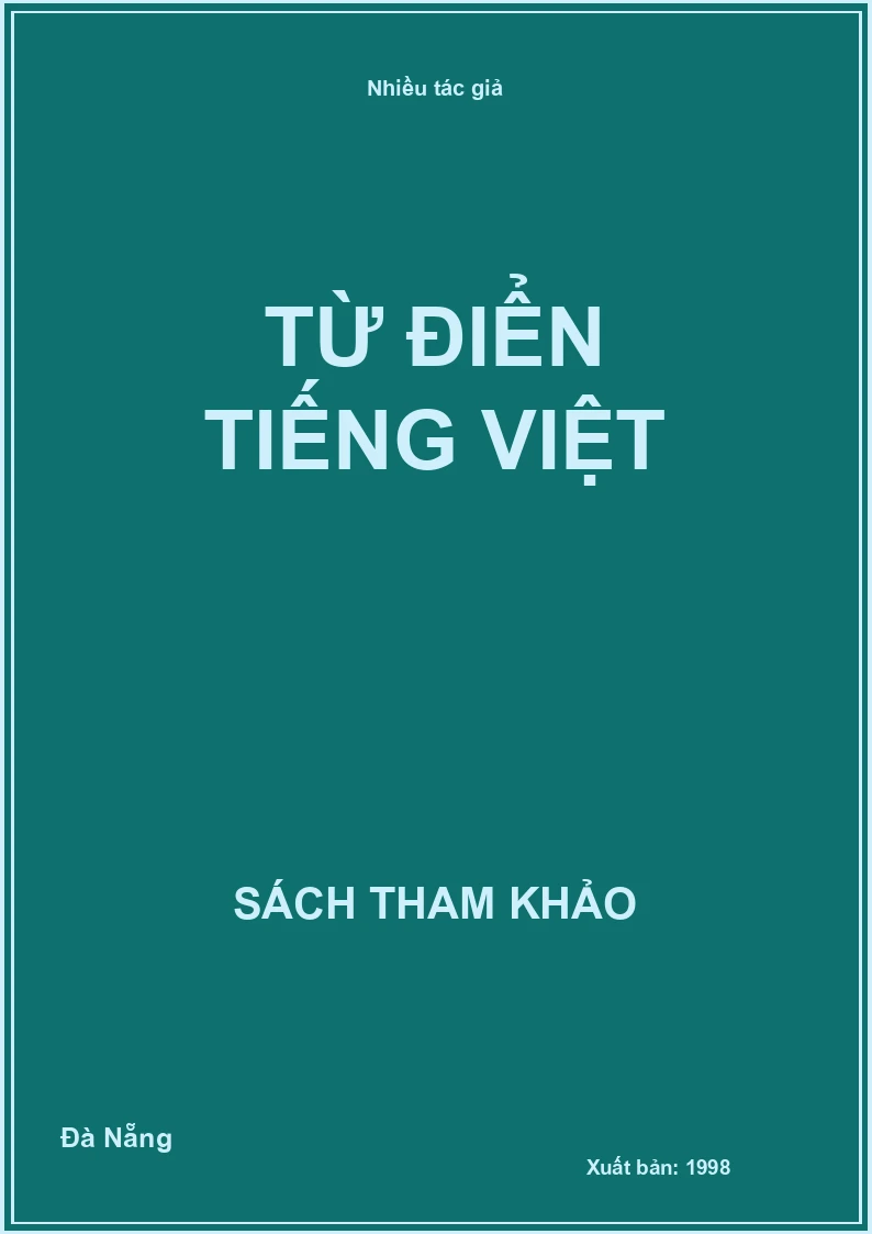 Từ điển Tiếng Việt