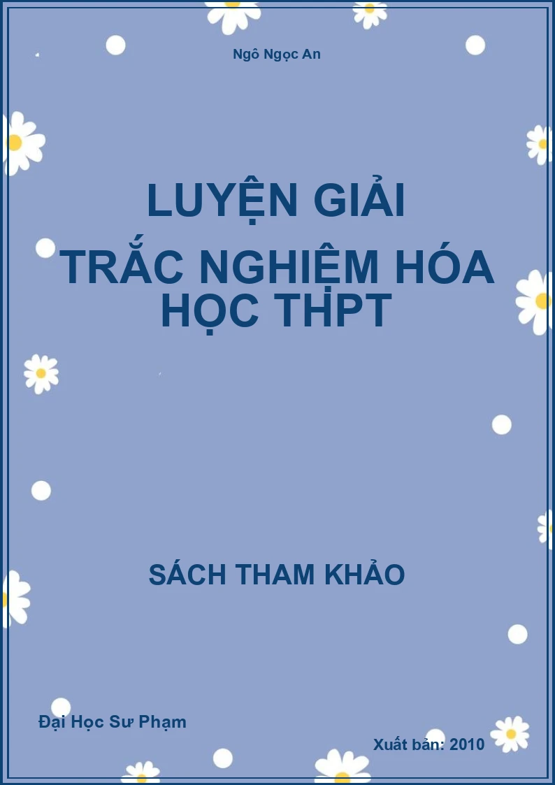 Luyện giải Trắc nghiệm Hóa học THPT