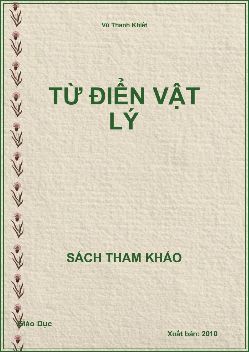 Từ điển Vật lý
