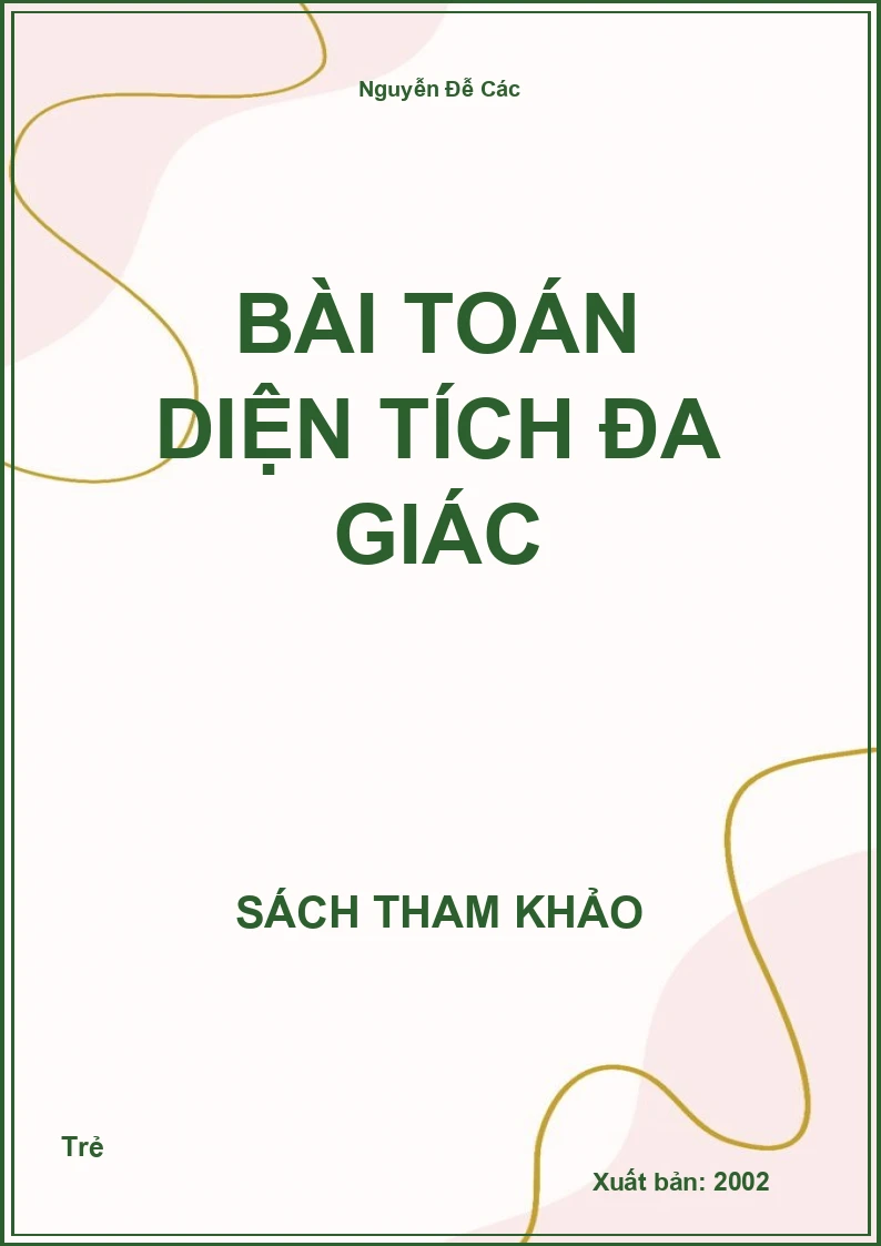 bài toán Diện Tích Đa Giác