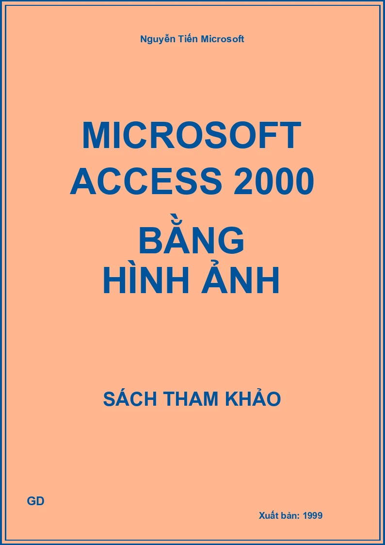 Microsoft Access 2000 bằng hình ảnh