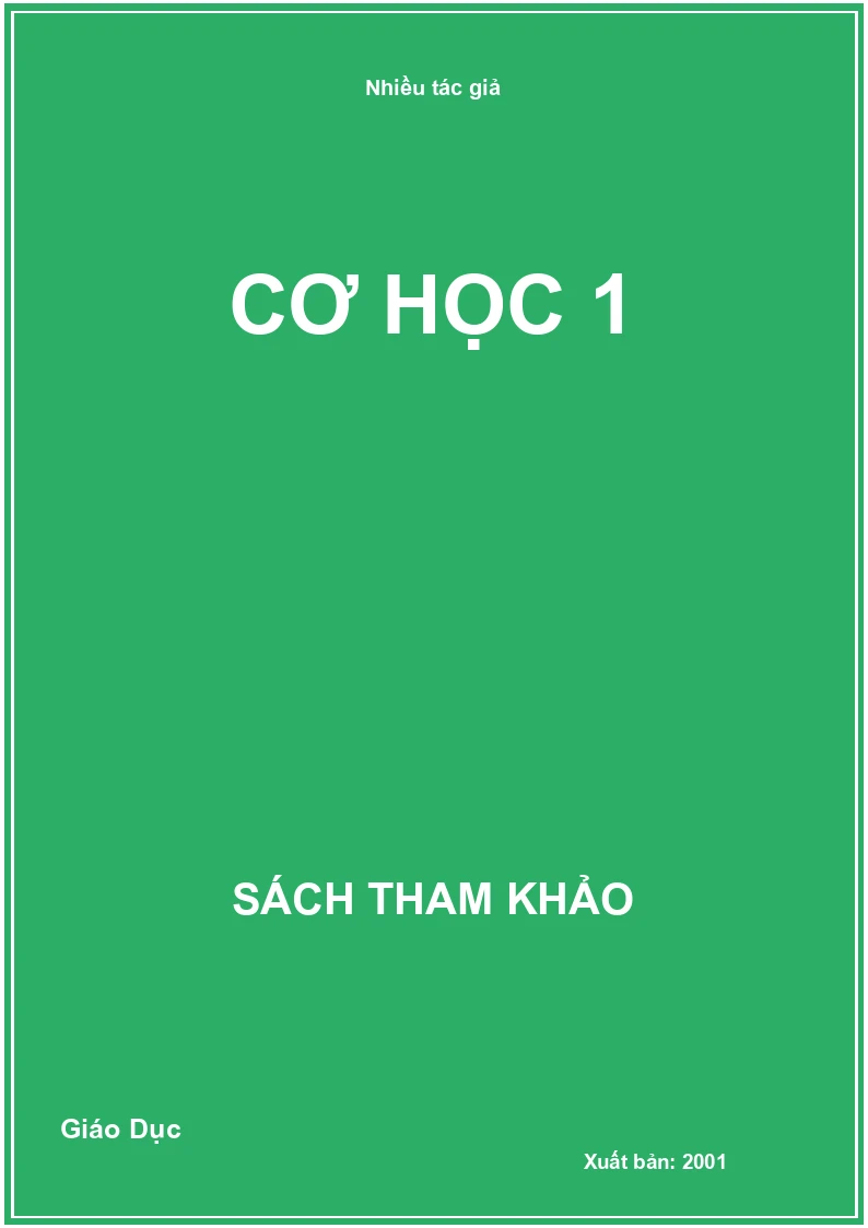 Cơ học 1