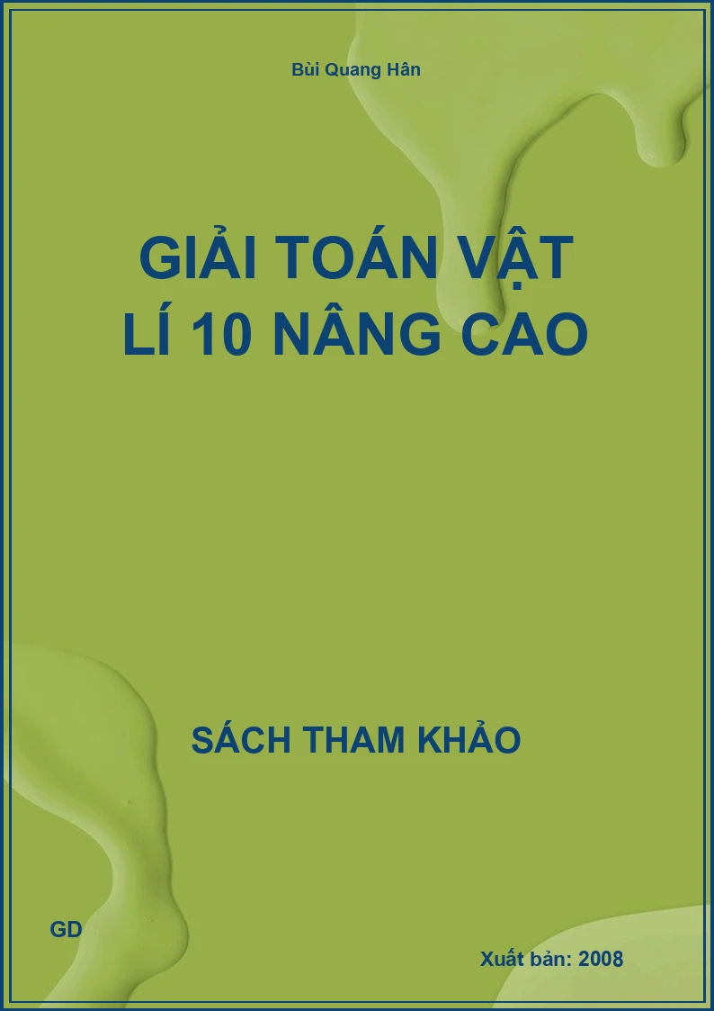 Giải toán Vật lí 10 nâng cao
