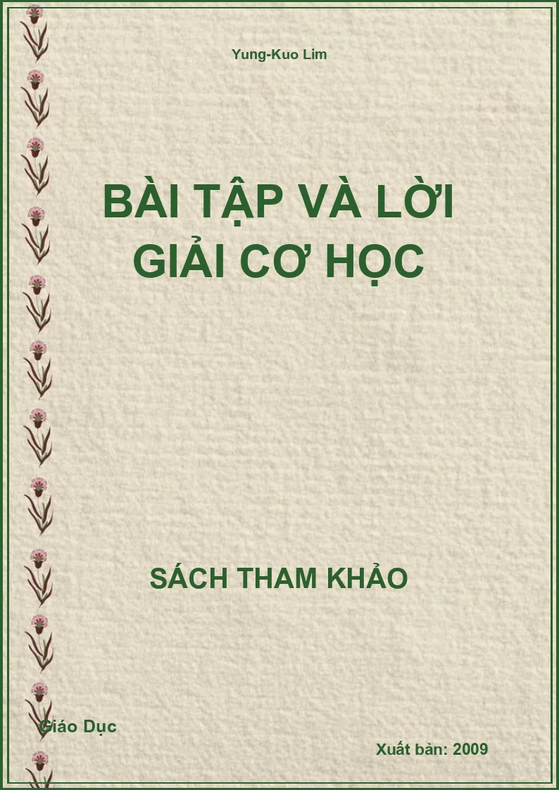 Bài tập và lời giải Cơ học