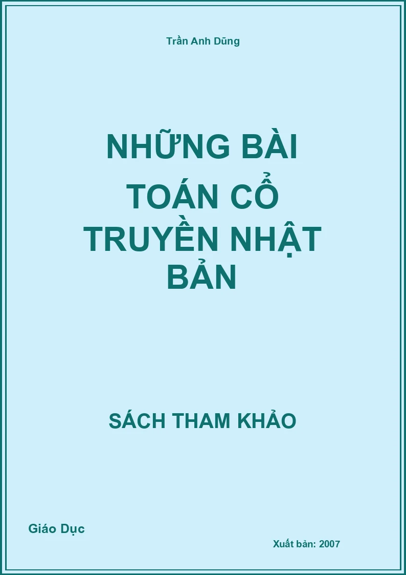 Những bài toán cổ truyền Nhật Bản