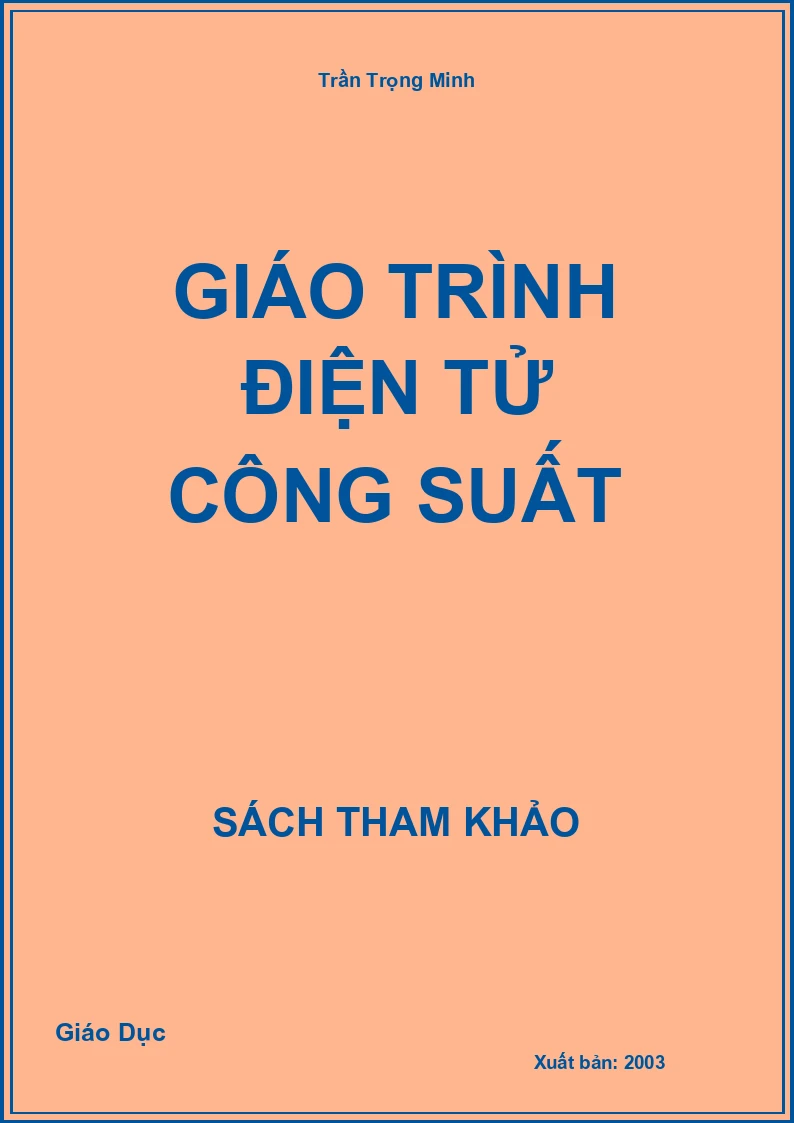 Giáo trình điện tử công suất