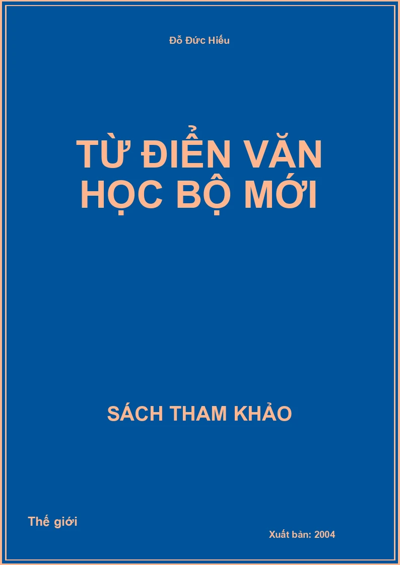 Từ điển Văn học bộ mới