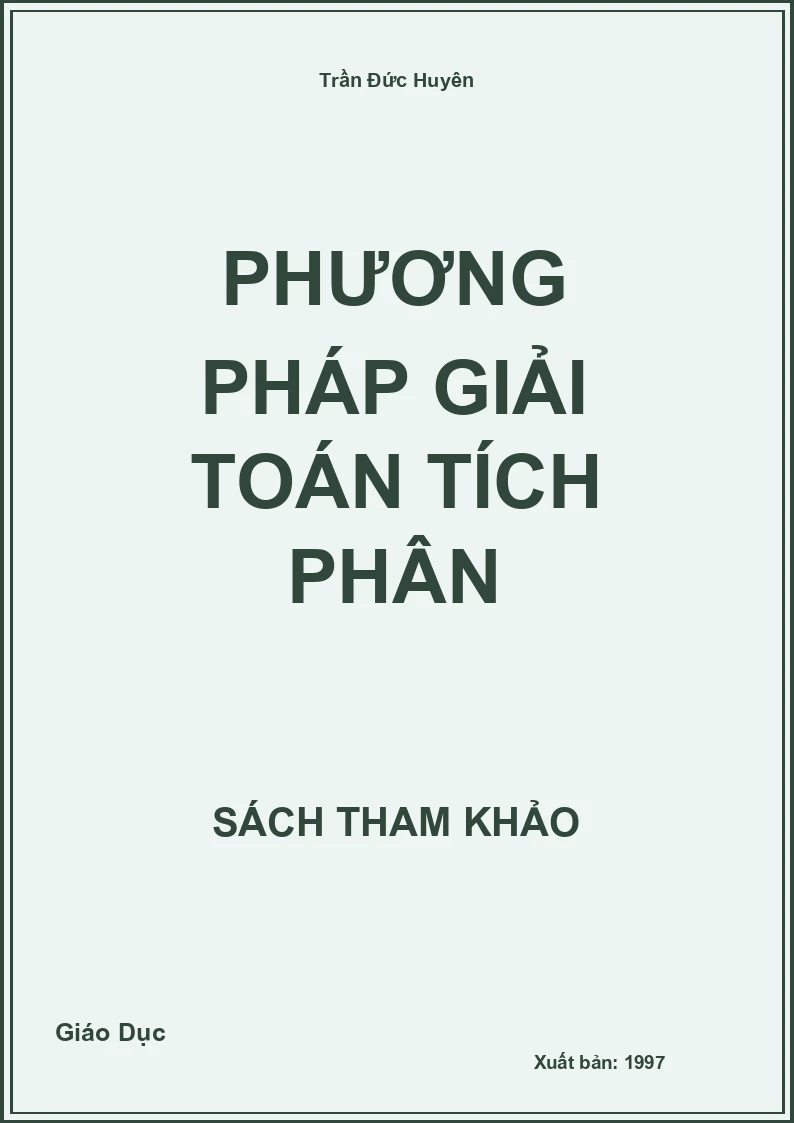 Phương pháp giải toán Tích phân