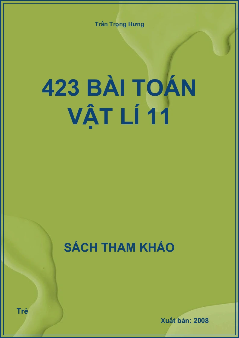 423 bài toán Vật lí 11