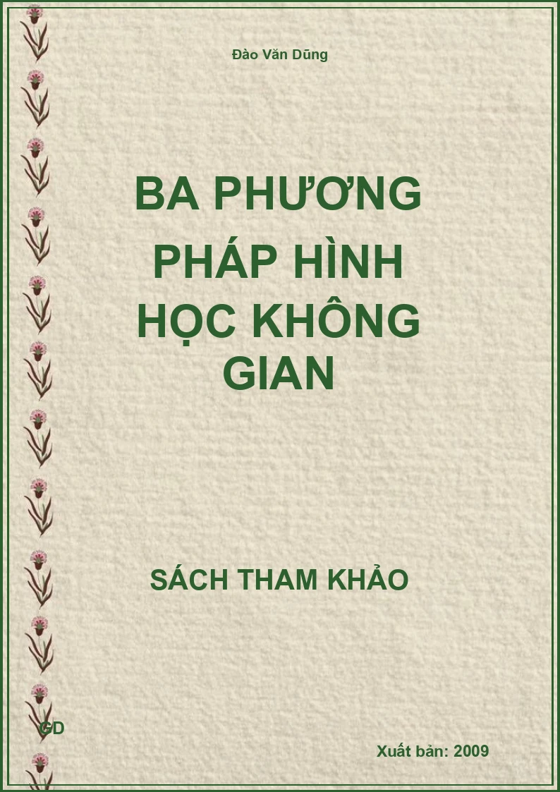 Ba phương pháp Hình học không gian