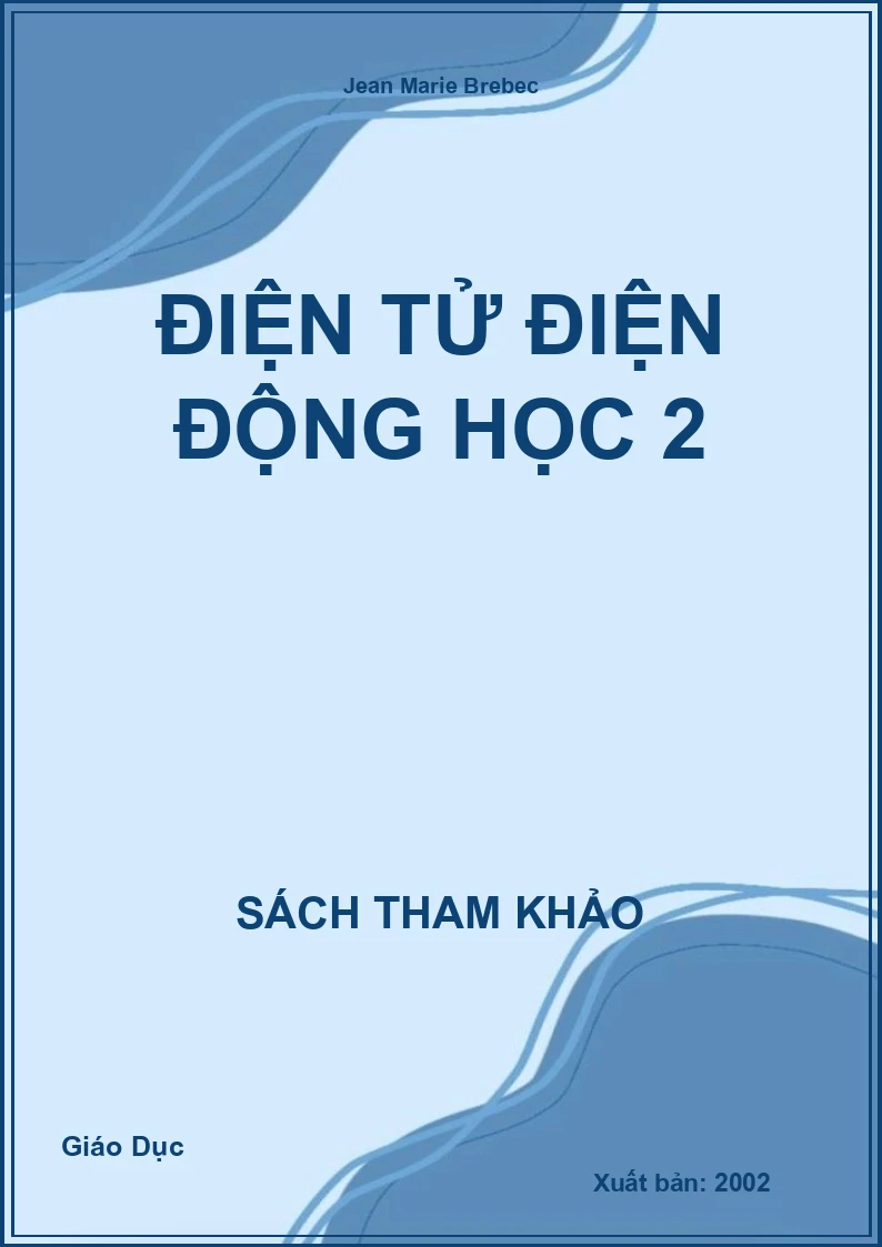 Điện tử điện động học 2