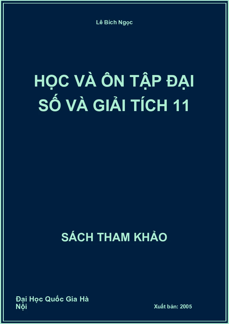 Học và ôn tập Đại số và Giải tích 11