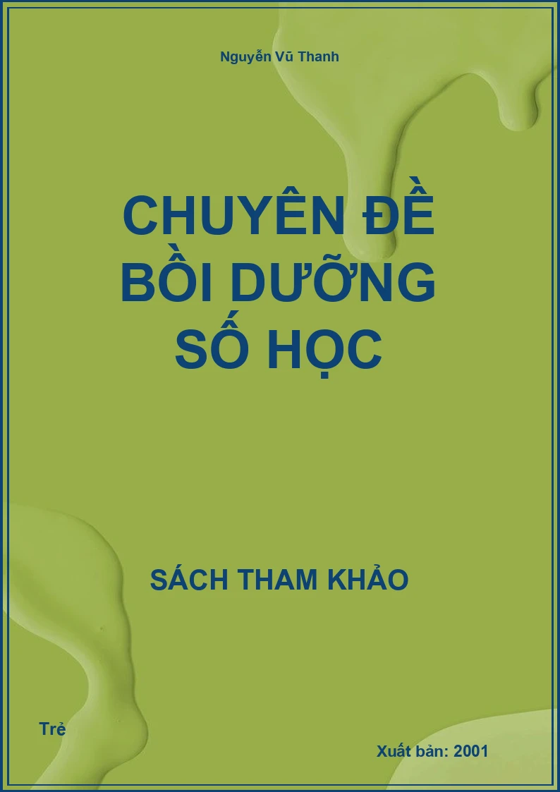 Chuyên đề bồi dưỡng Số học
