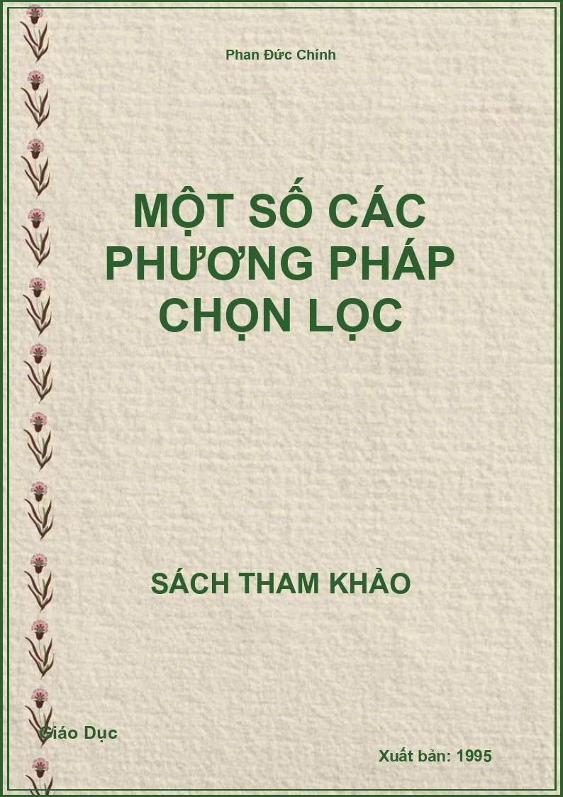Một số các phương pháp chọn lọc