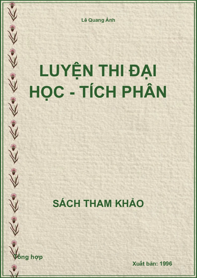 Luyện thi Đại học - Tích phân