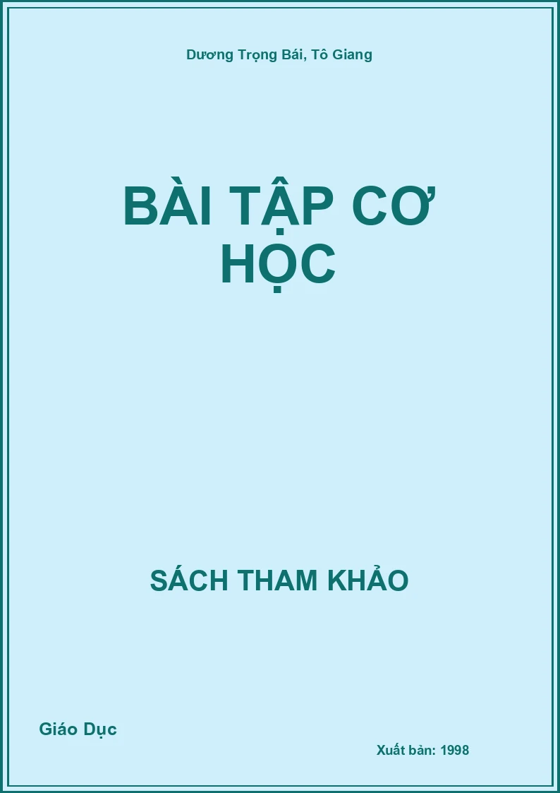 Bài tập cơ học