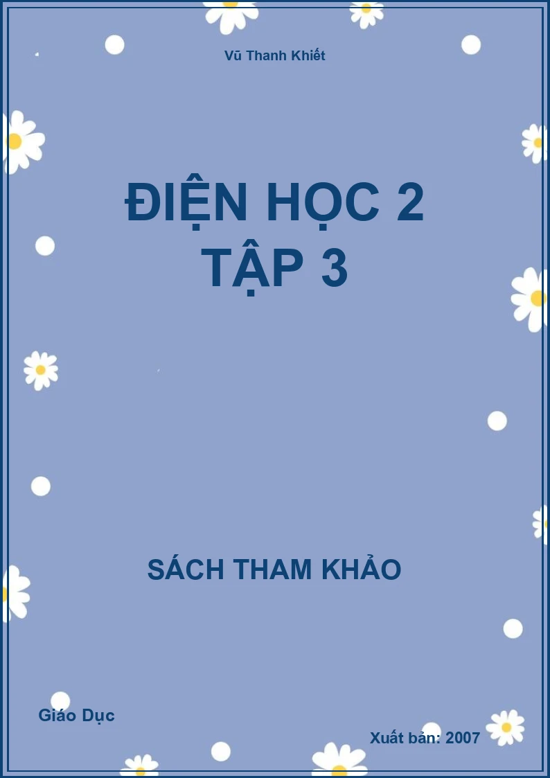 Điện học 2 tập 3