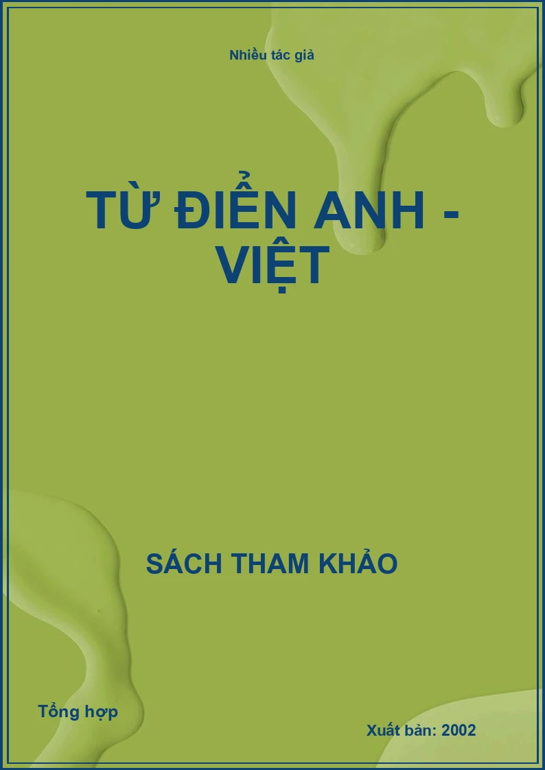 Từ điển Anh - Việt