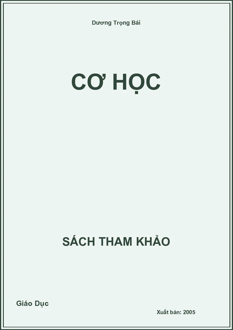 Cơ học