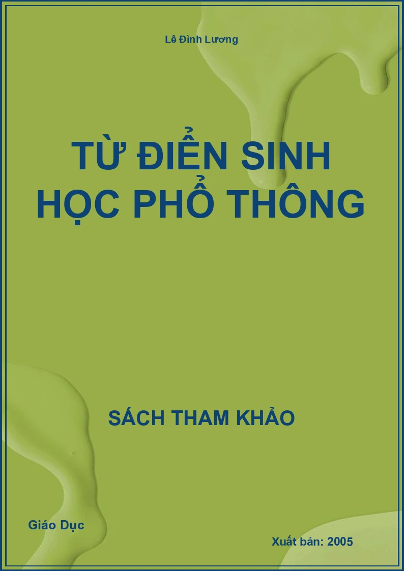 Từ điển Sinh học phổ thông