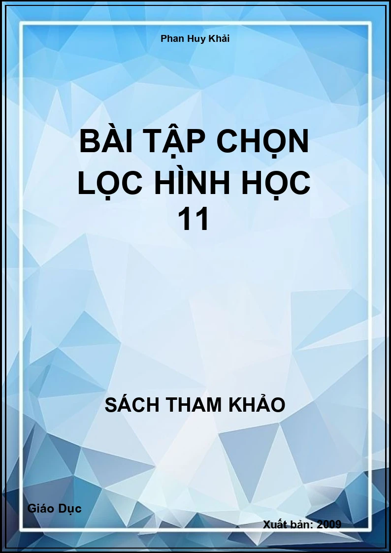 Bài tập chọn lọc Hình học 11