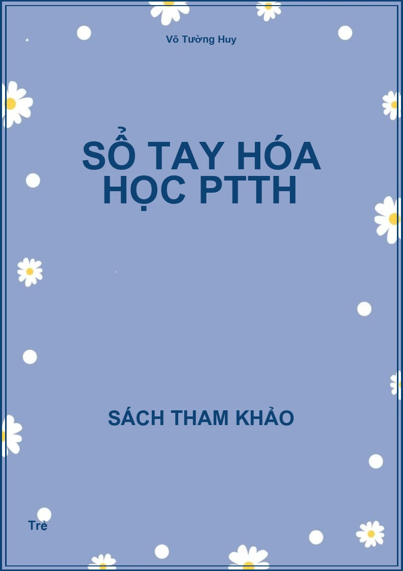 Sổ tay Hóa học PTTH