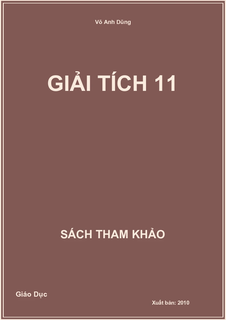 Giải tích 11