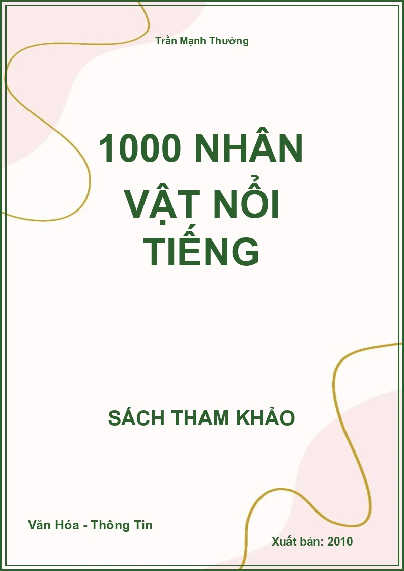 1000 nhân vật nổi tiếng