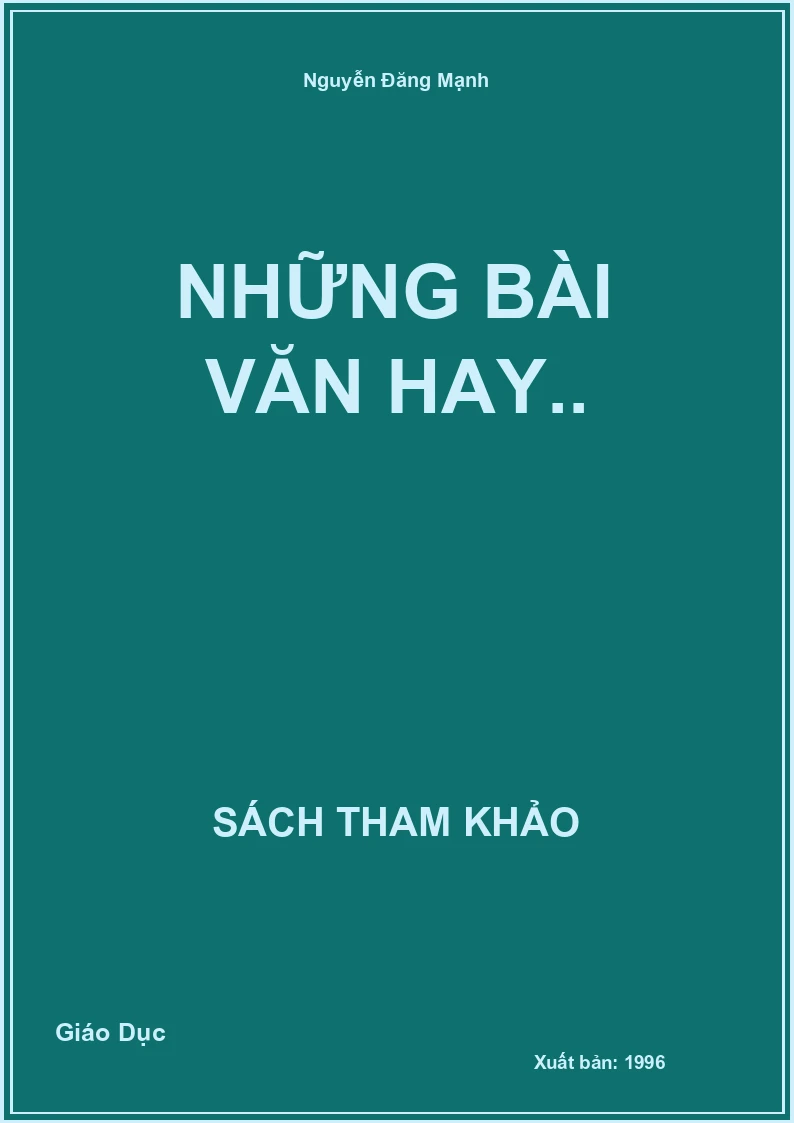 Những bài văn hay..