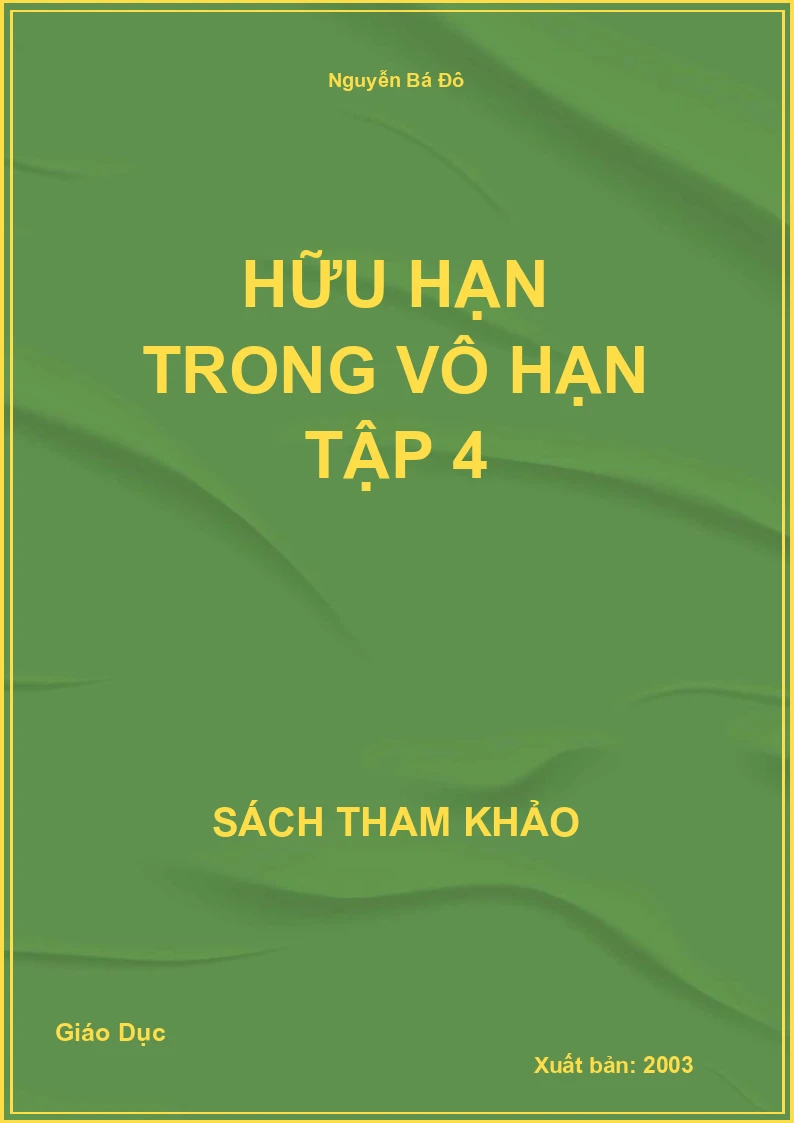 Hữu hạn trong vô hạn tập 4