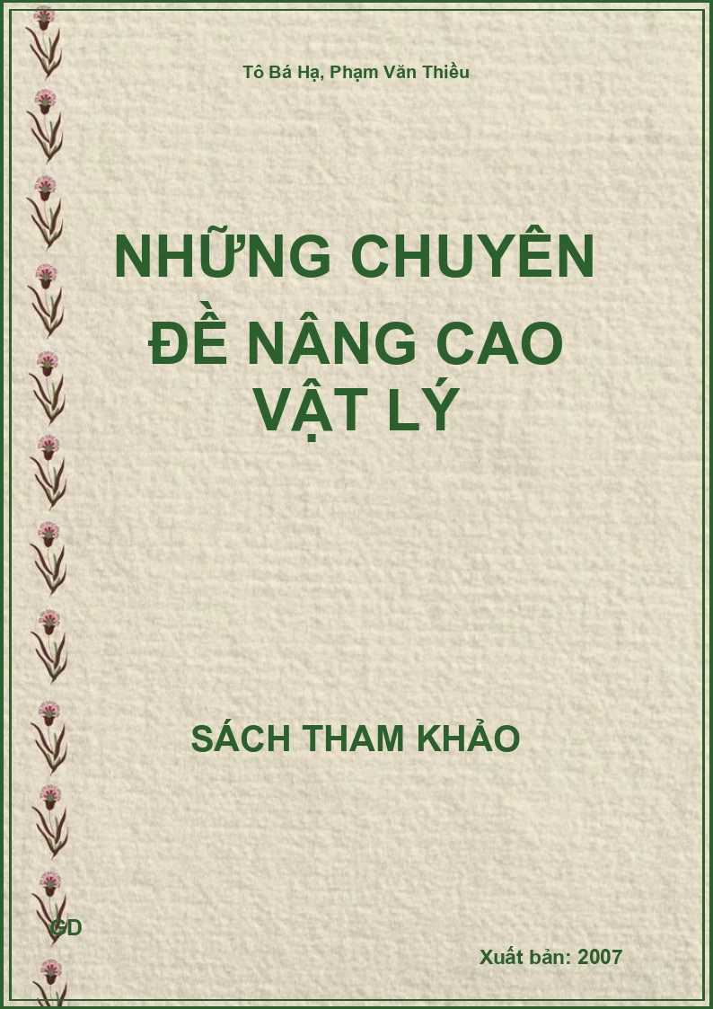 Những chuyên đề Nâng cao Vật lý