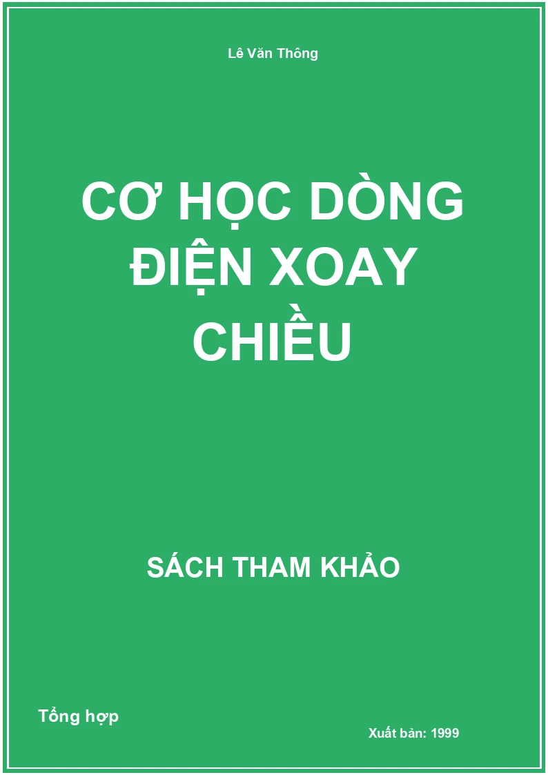 Cơ học Dòng điện xoay chiều