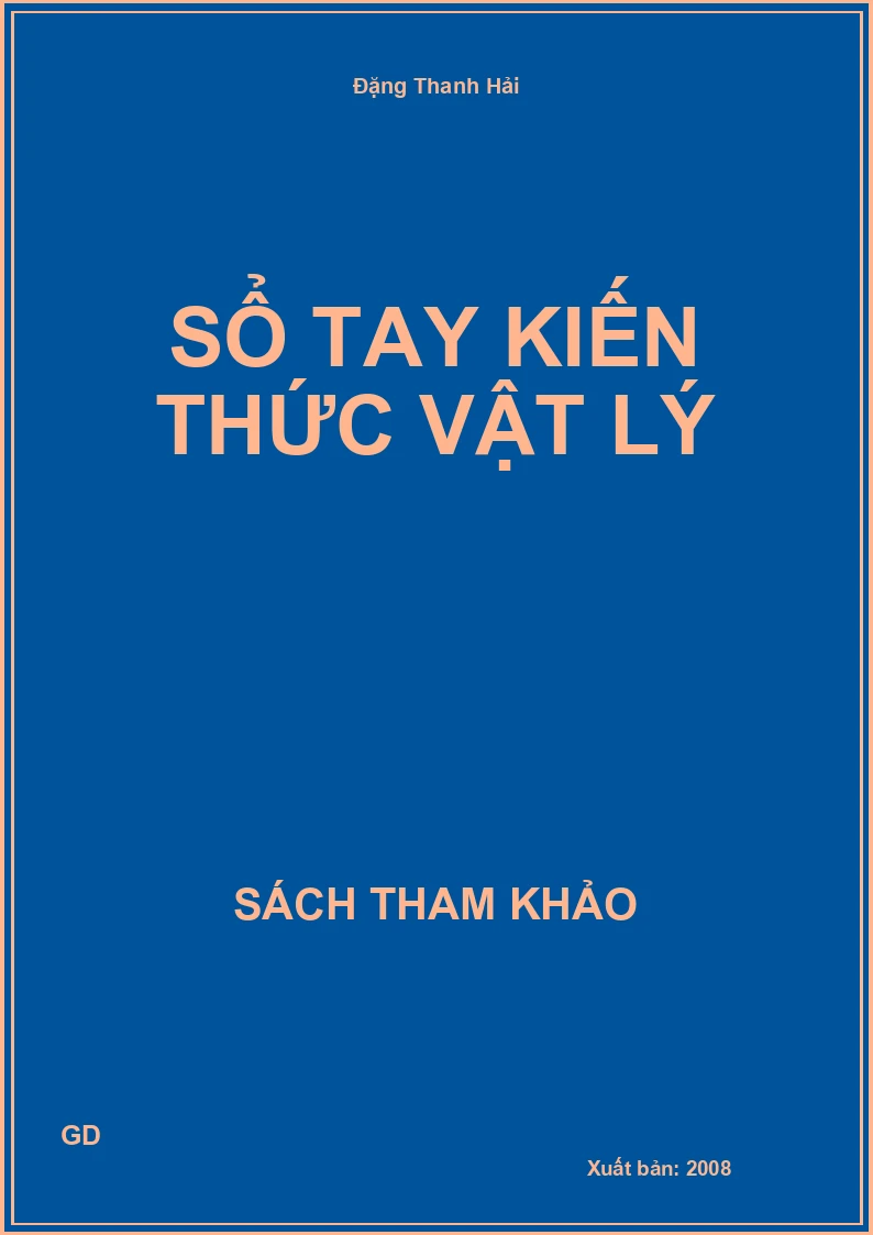 Sổ tay kiến thức Vật lý