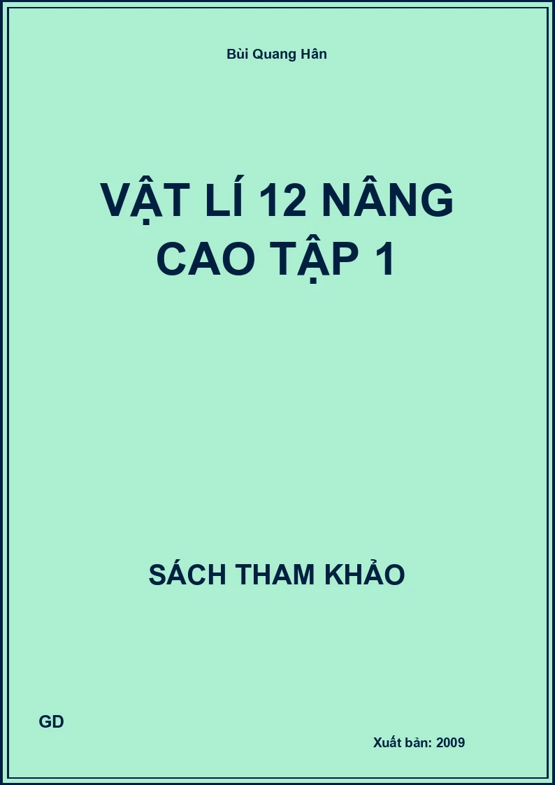 Vật lí 12 Nâng cao tập 1