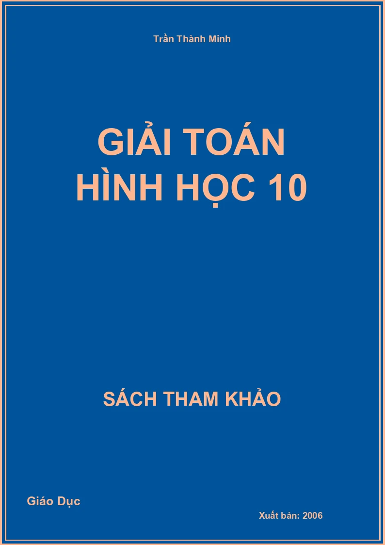 Giải toán Hình học 10