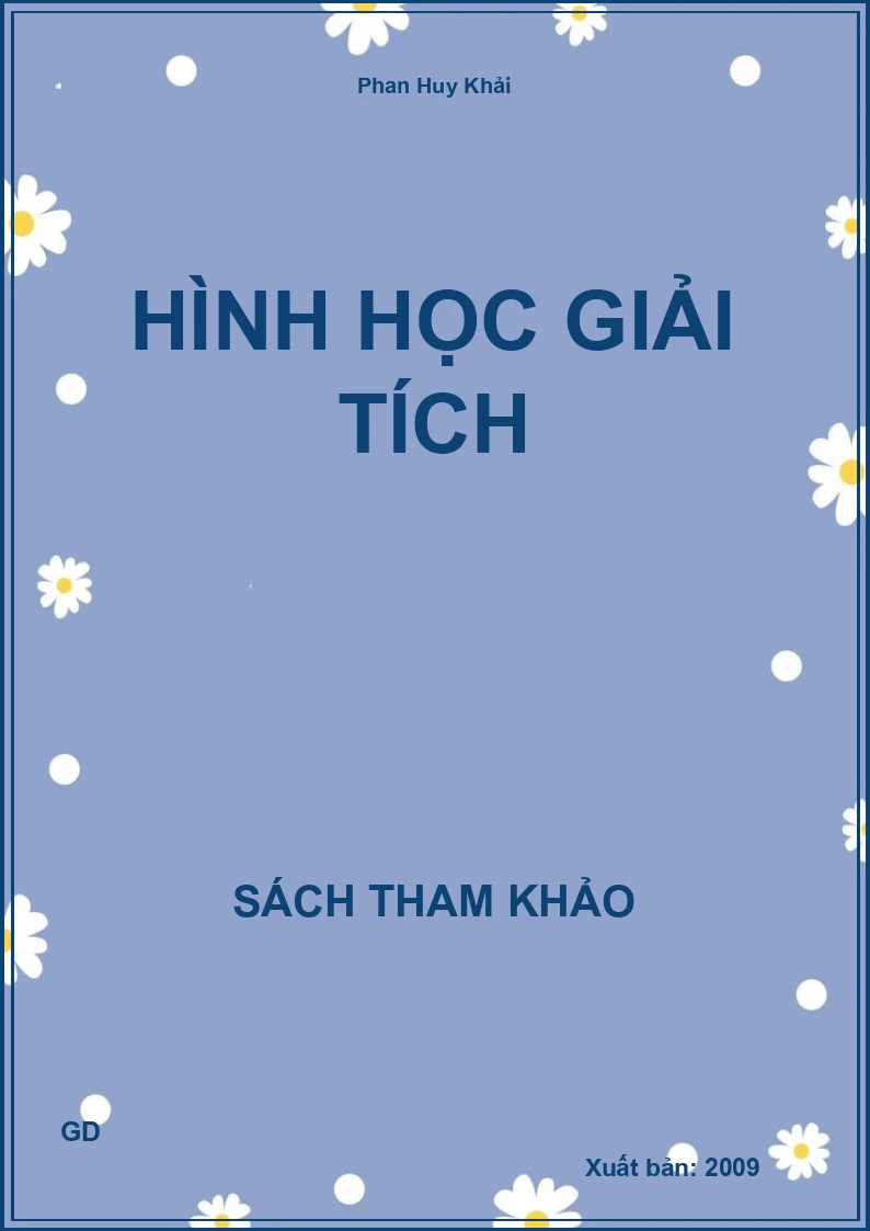 Hình học giải tích
