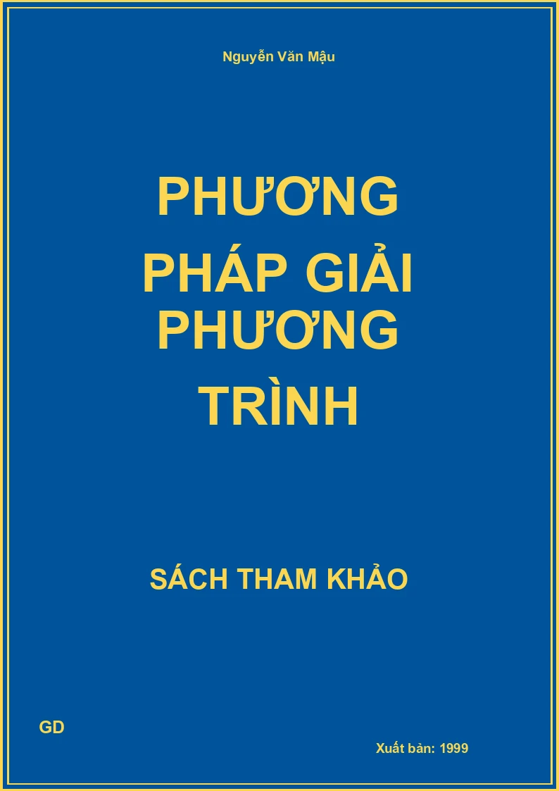 Phương pháp giải Phương trình