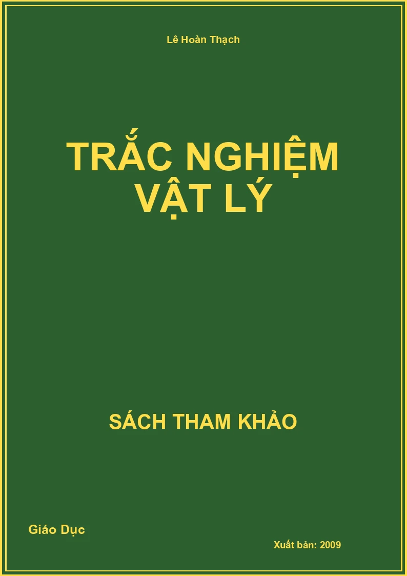 Trắc nghiệm Vật lý