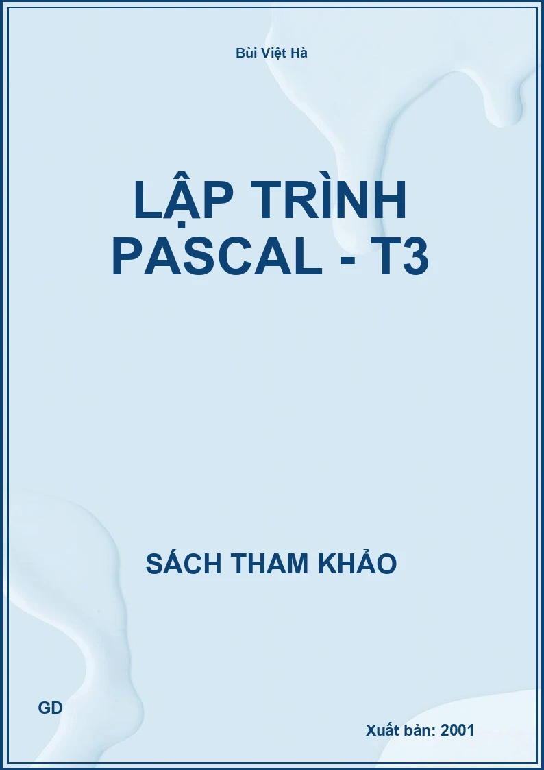 Lập trình Pascal - T3