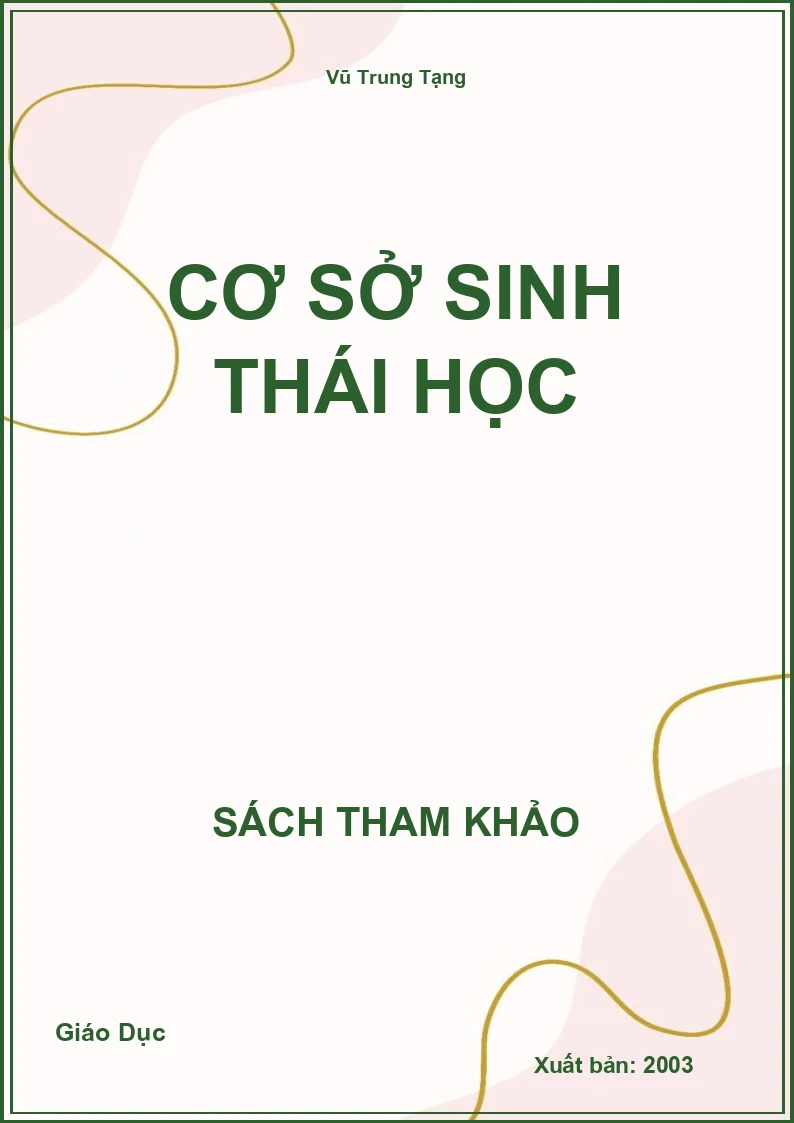 Cơ sở Sinh thái học