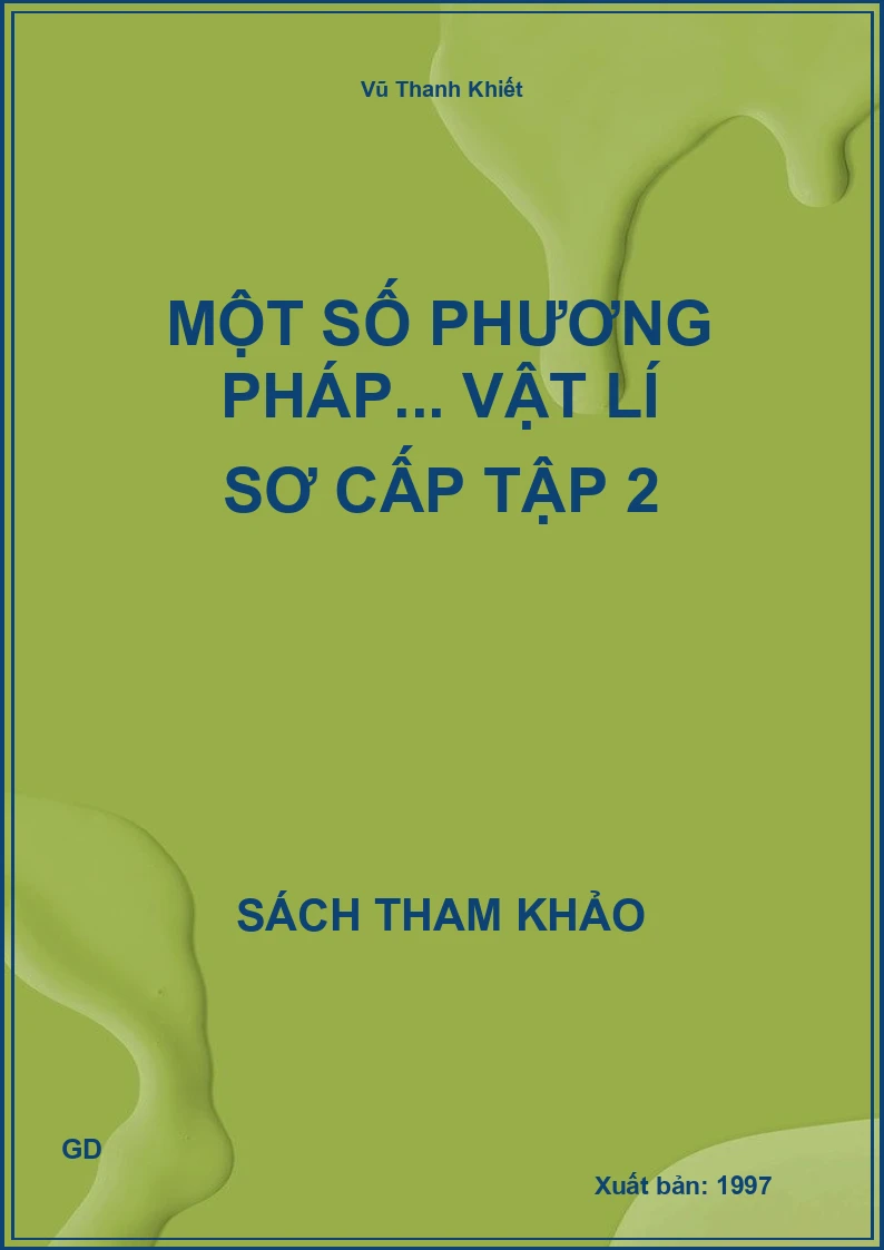 Một số phương pháp... vật lí sơ cấp tập 2