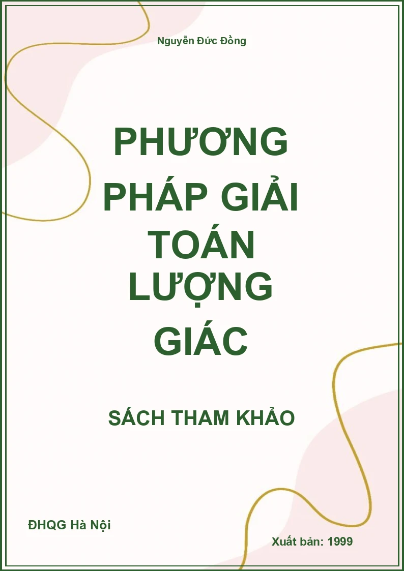 Phương pháp giải toán Lượng giác