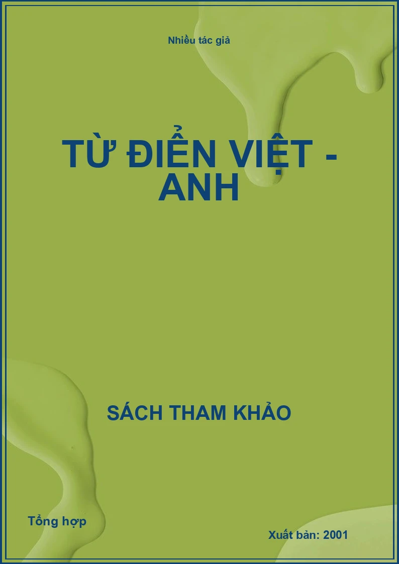 Từ điển Việt - Anh